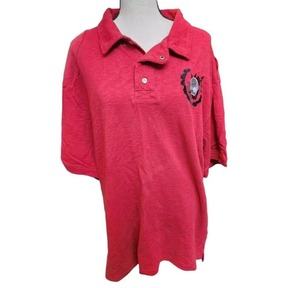Artful Dodger Embroidered Mens Shirt Size 3XL Red Street Wear